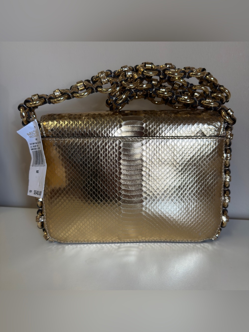Michael Kors PIPER LG SHLDR FLAP EMBOSSED LEATHER - Picture 5 of 15